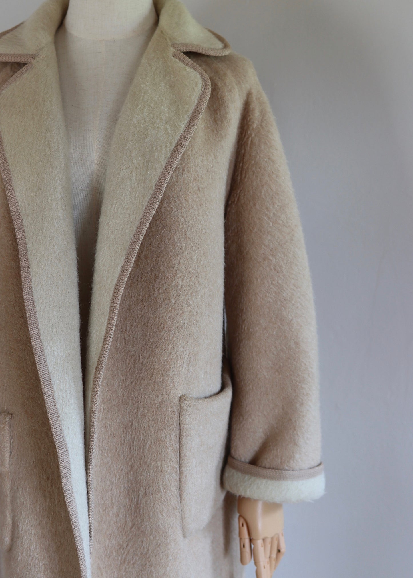1960s Llama Reversible Coat by ENGLISH LADY
