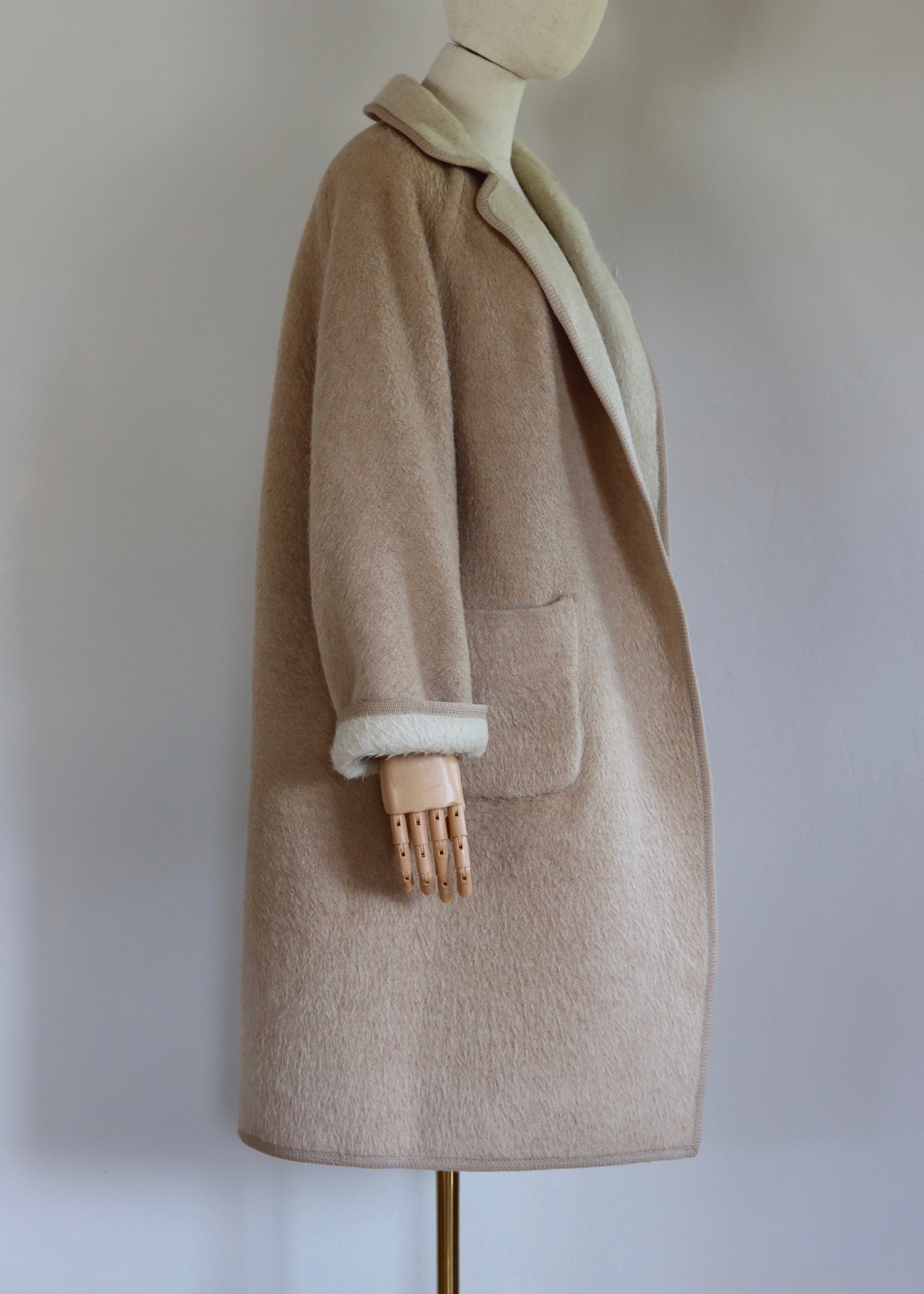 1960s Llama Reversible Coat by ENGLISH LADY