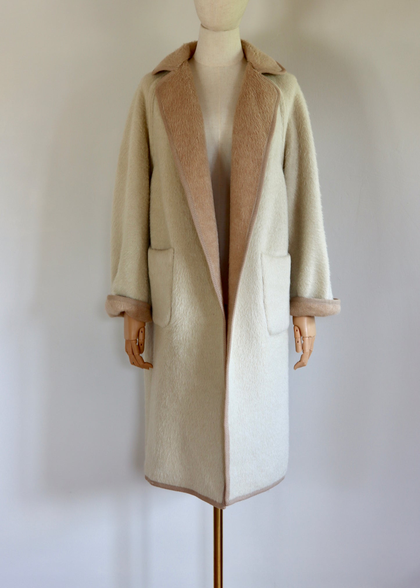 1960s Llama Reversible Coat by ENGLISH LADY